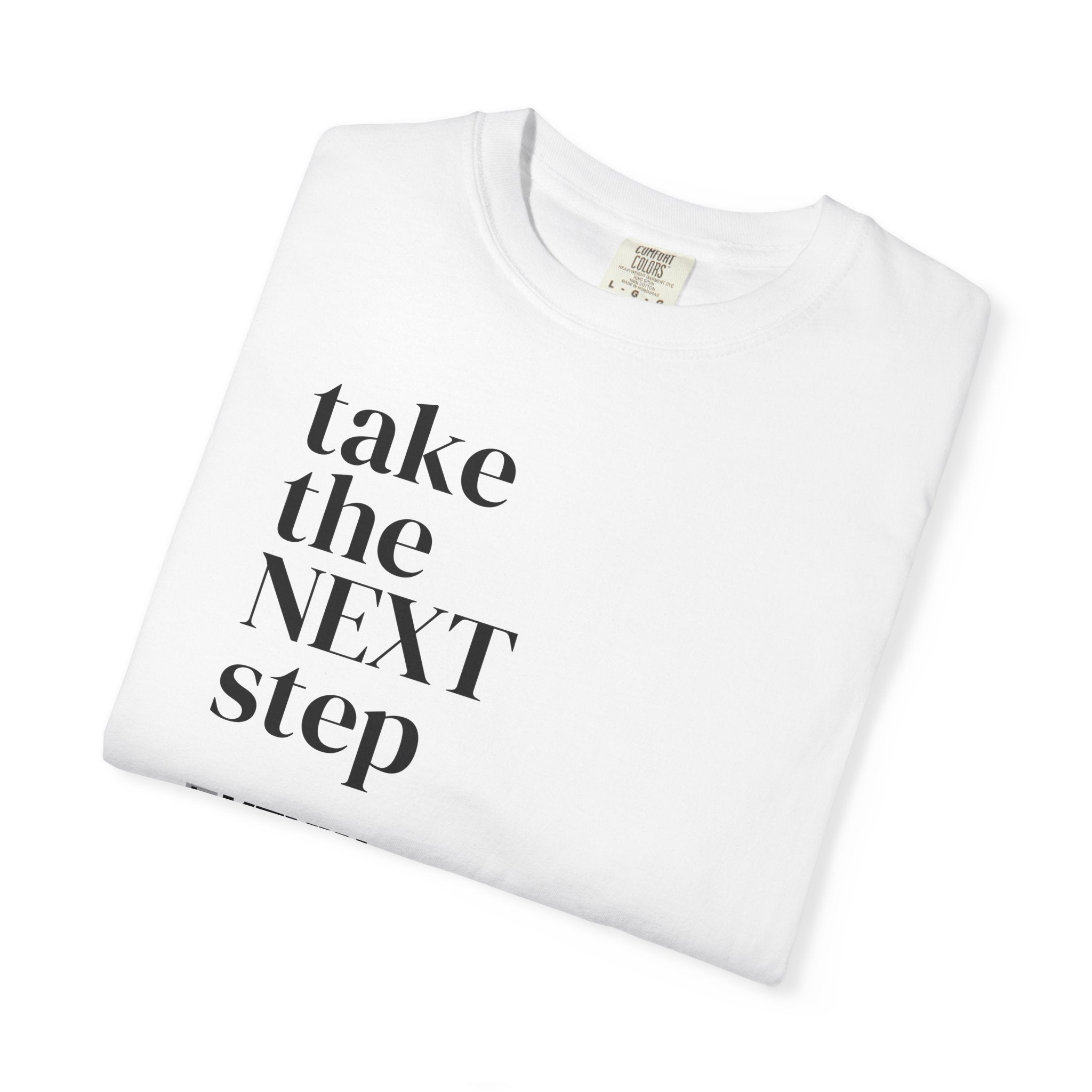 That Kevin Show - Take the Next Step Black Text T-shirt