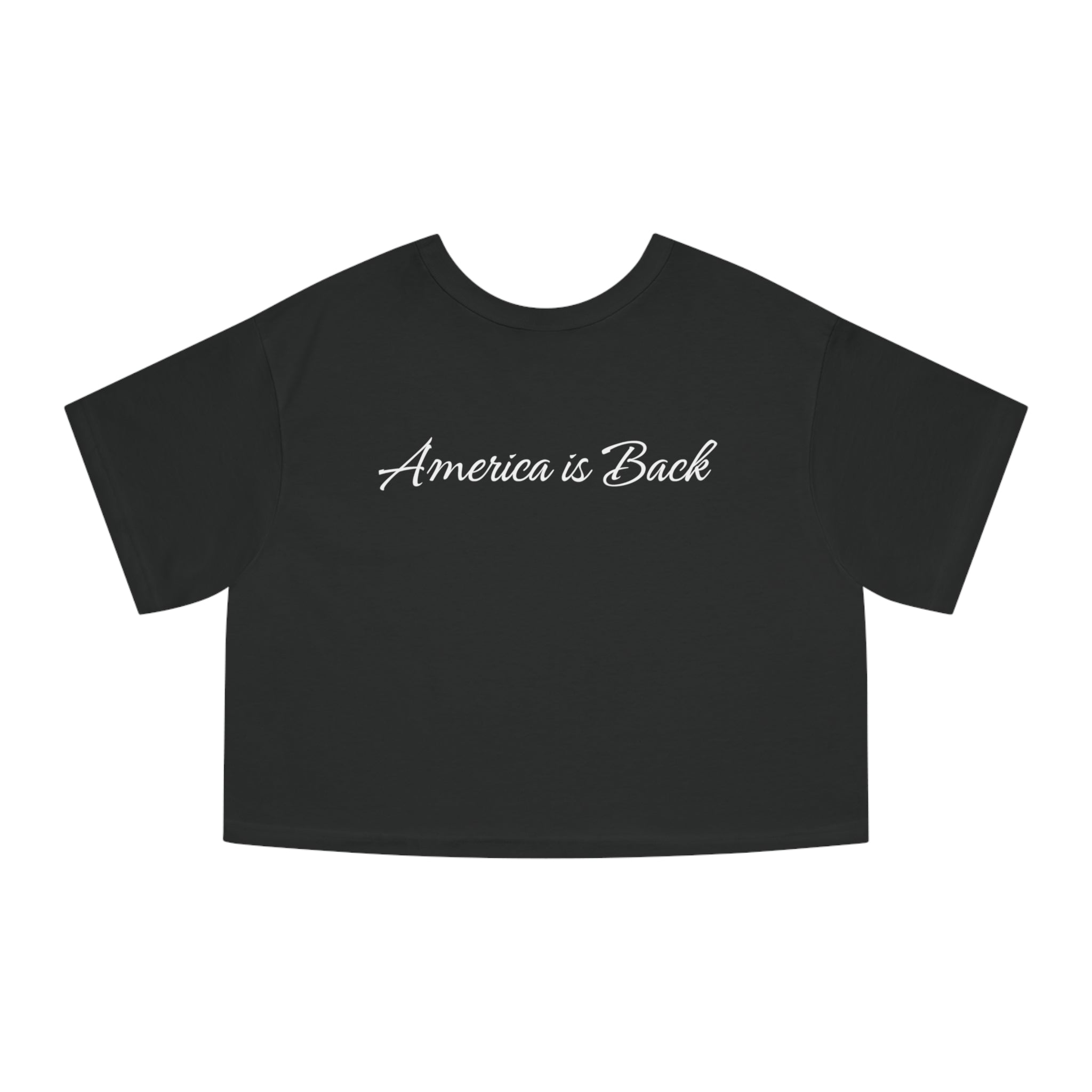 America is Back - Champion Women's Heritage Cropped T-Shirt