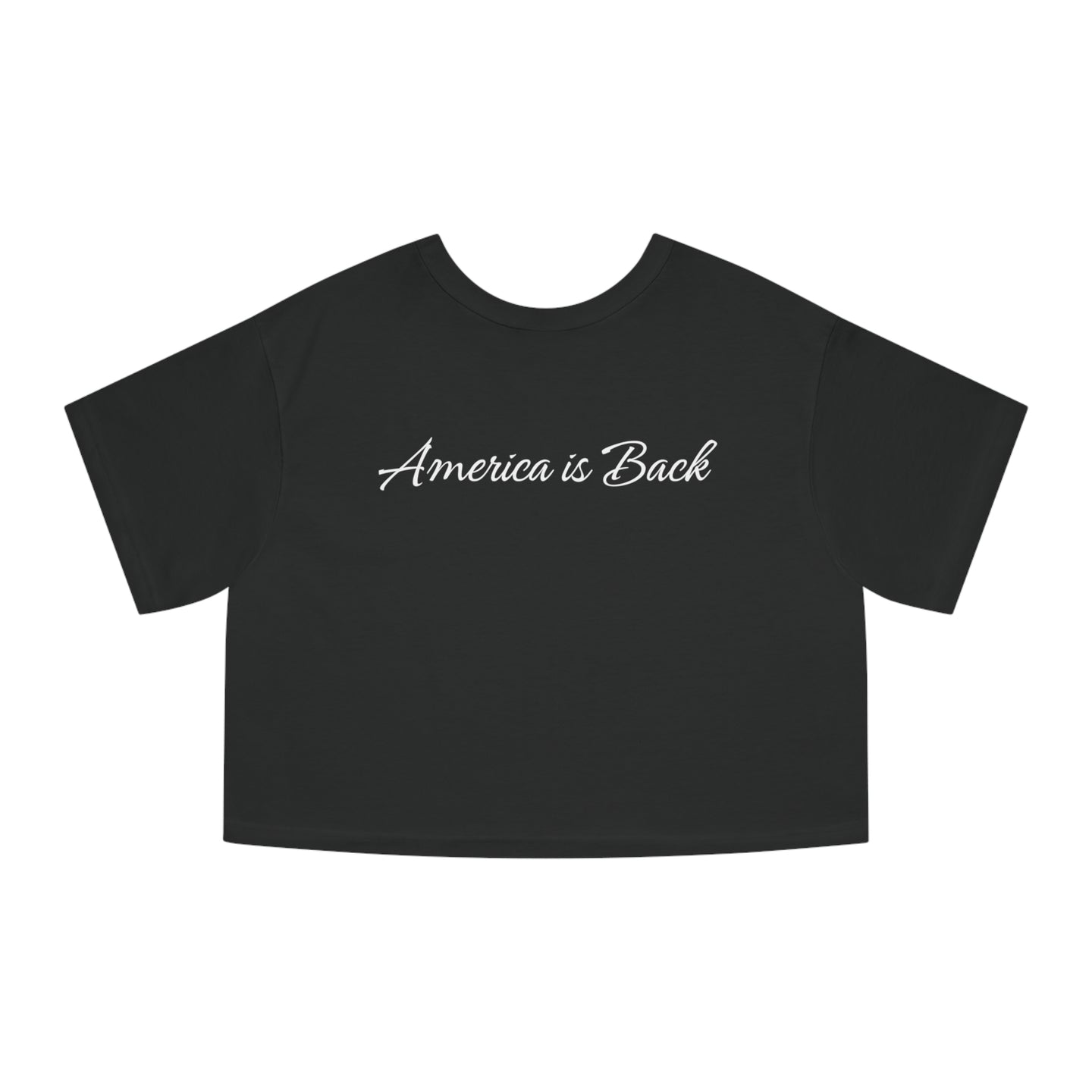 America is Back - Champion Women's Heritage Cropped T-Shirt
