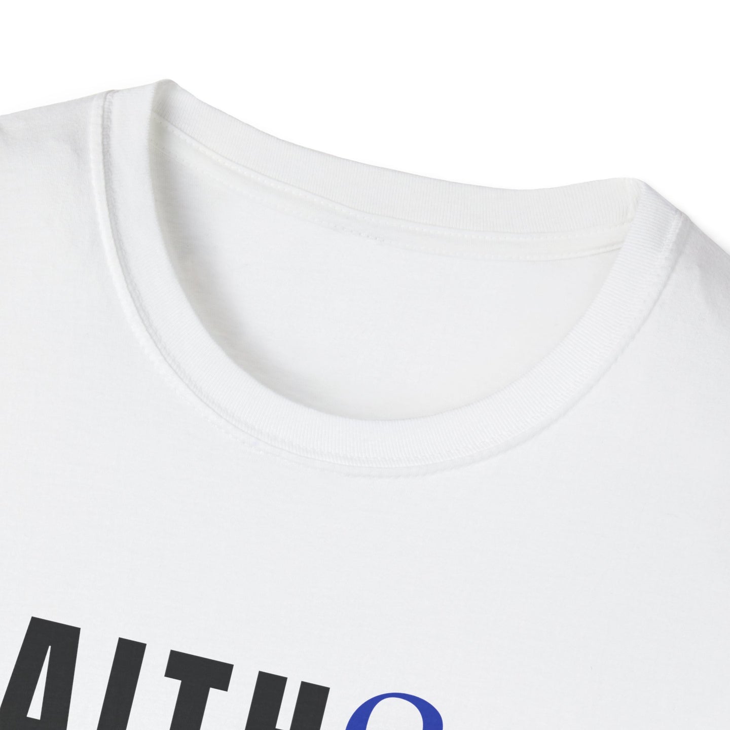Salem News Channel - Faith & Freedom (Black and Blue) White T-Shirt