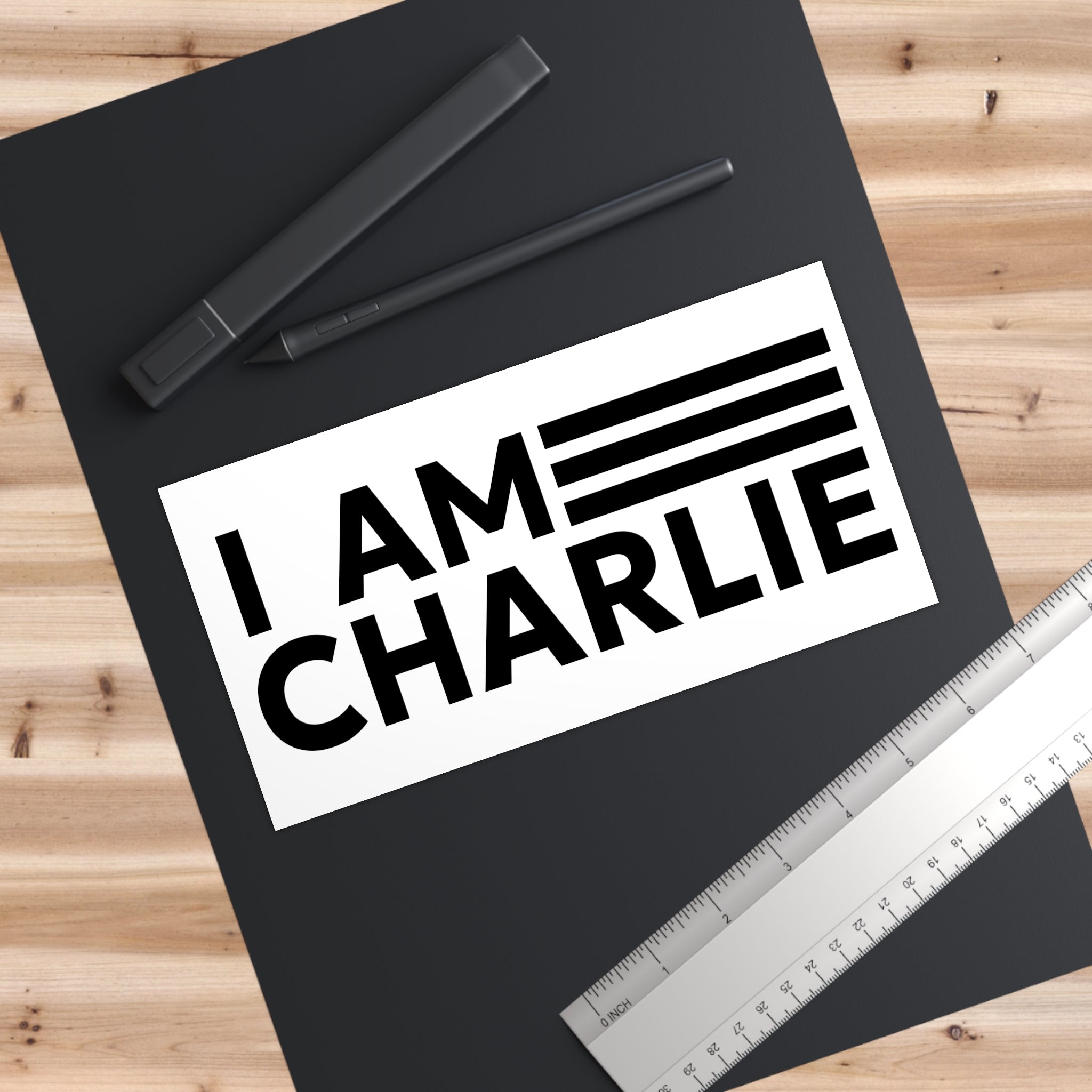 I AM CHARLIE - Bumper Stickers
