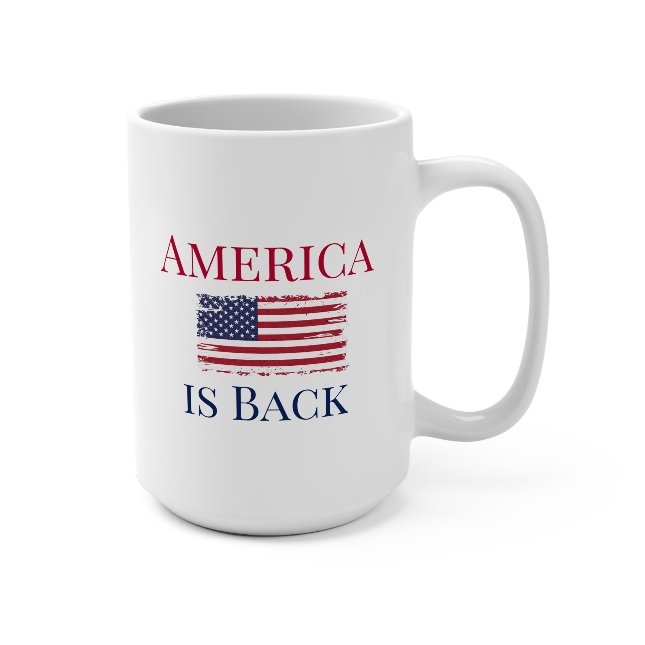 America Is Back White Mug 15oz