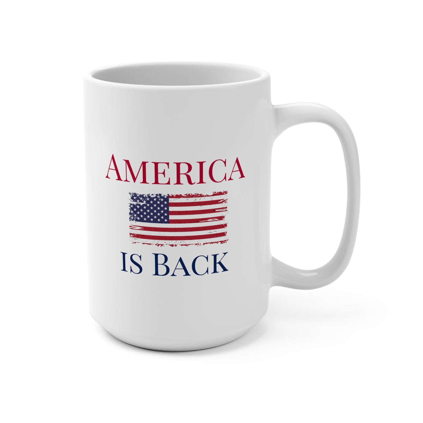 America Is Back White Mug 15oz