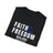 Salem News Channel - Faith & Freedom (White and Blue) T-Shirts