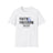 Salem News Channel - Faith & Freedom (Black and Blue) White T-Shirt
