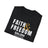 Salem News Channel - Faith & Freedom (Gold and White) T-Shirts