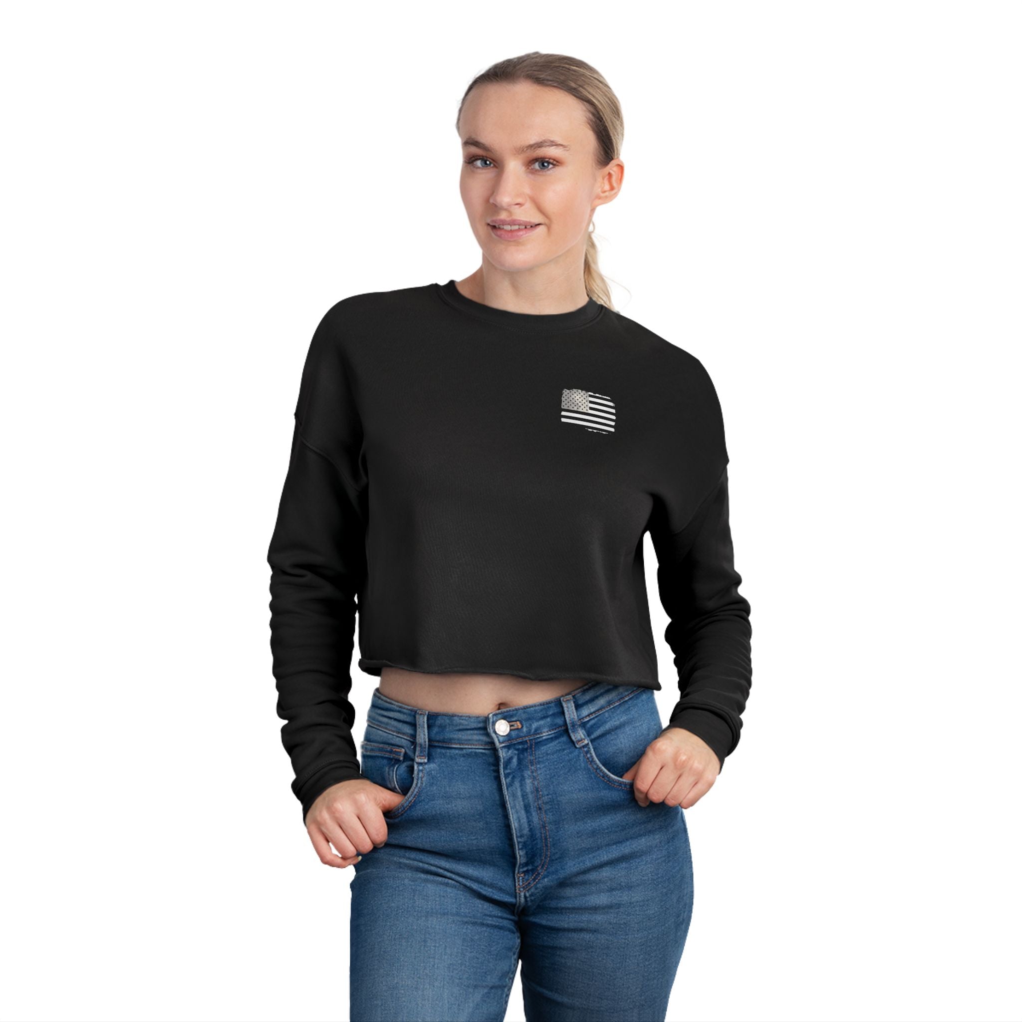 America Is Back Women's Cropped Sweatshirt