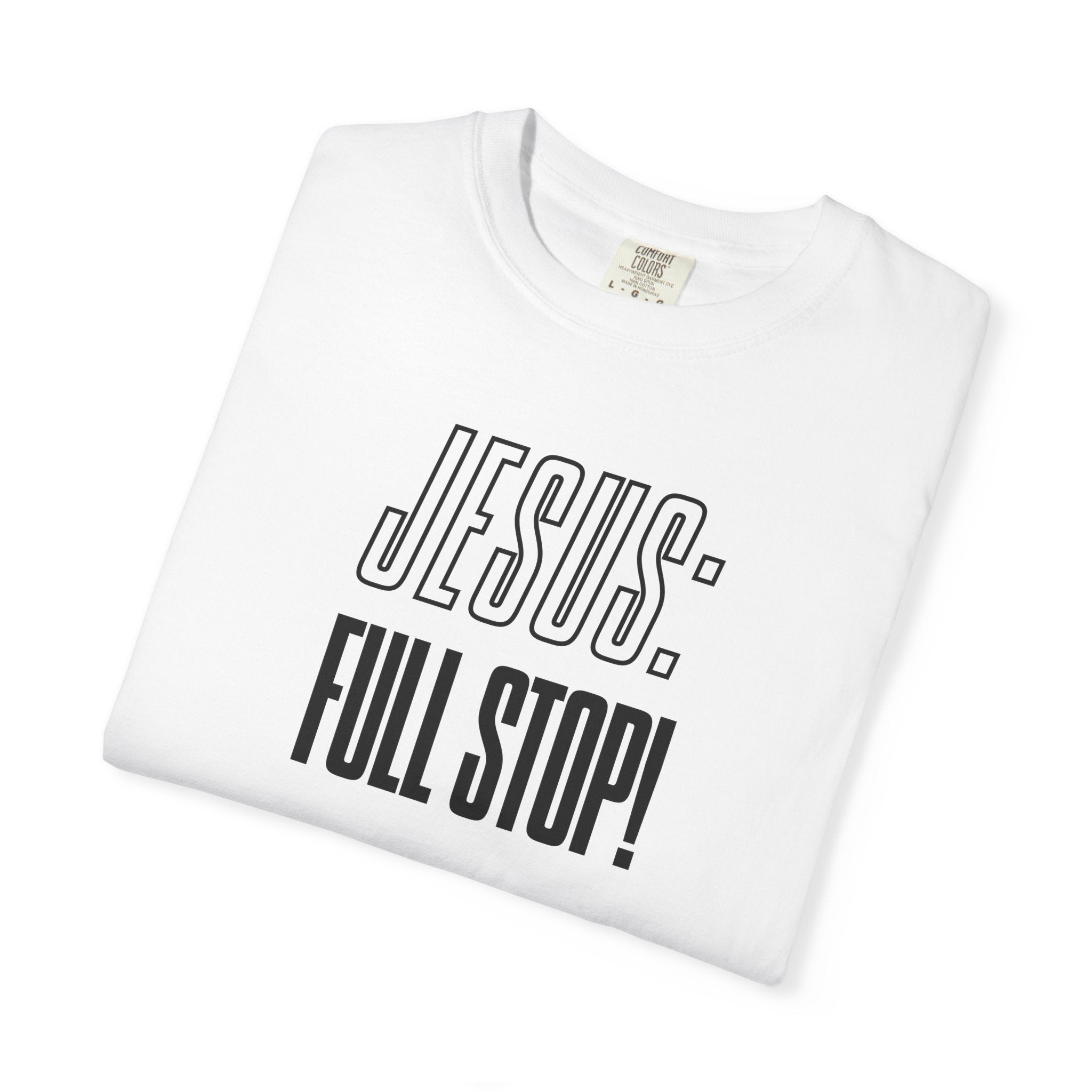 That Kevin Show - Jesus: Full Stop! Black Text T-shirt