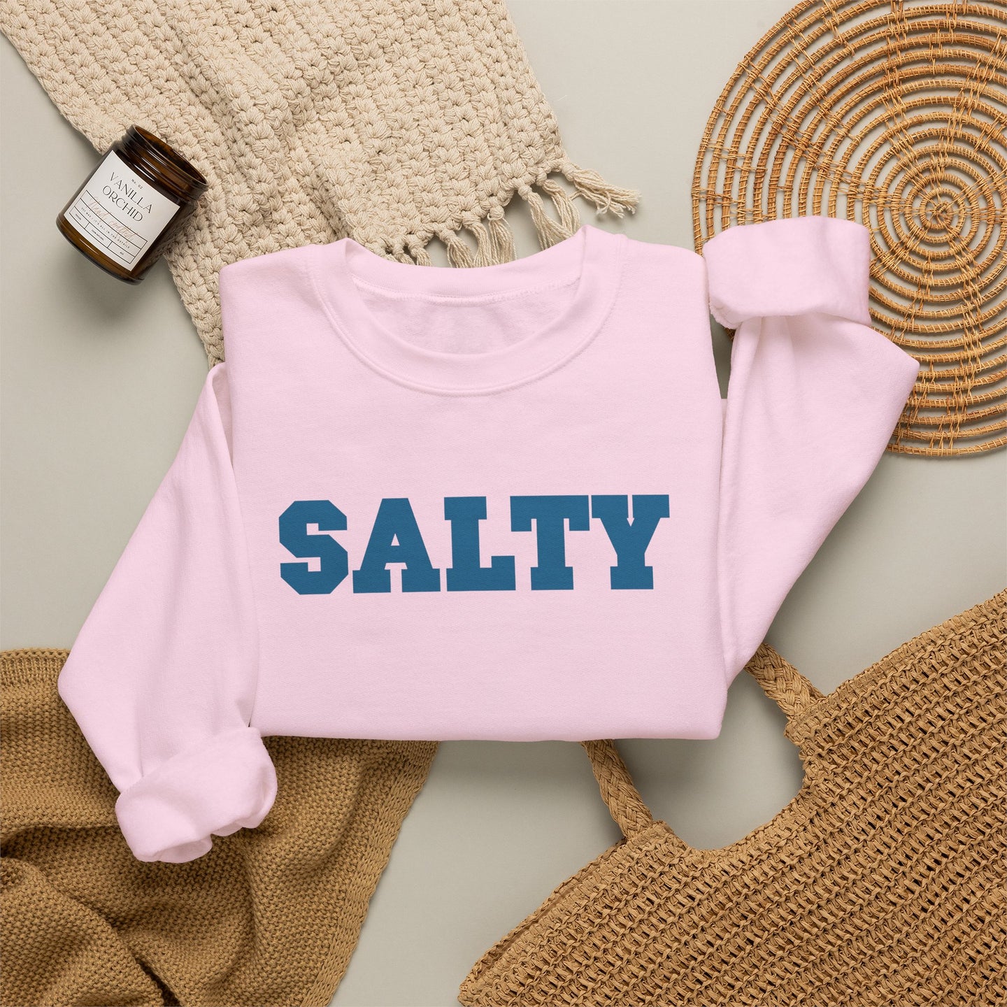 Hey Salty Lady Crewneck Sweatshirt - Design #3
