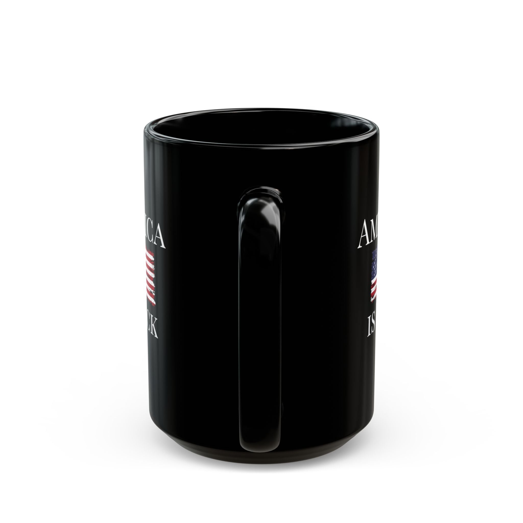 America Is Back Black Mug 15oz