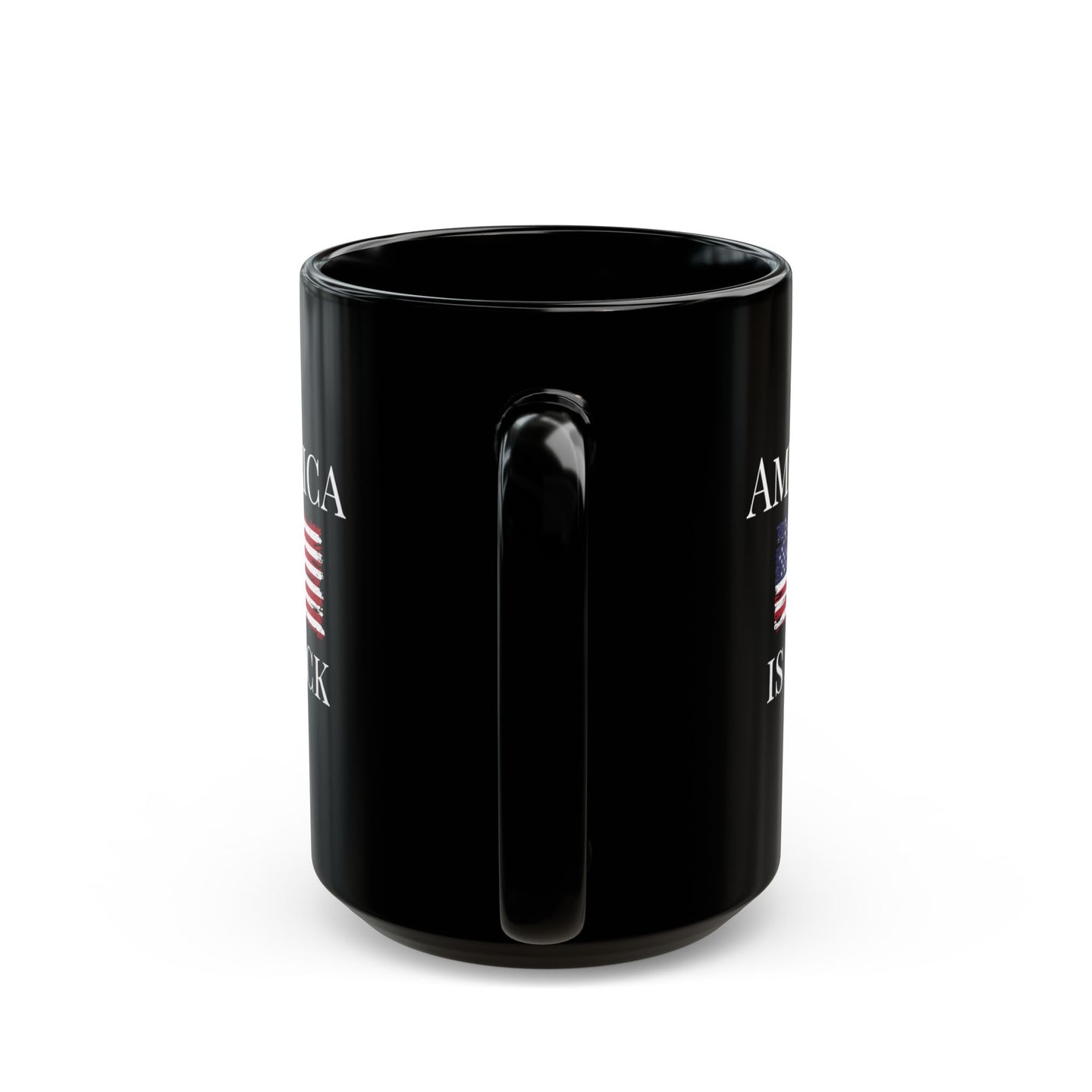 America Is Back Black Mug 15oz