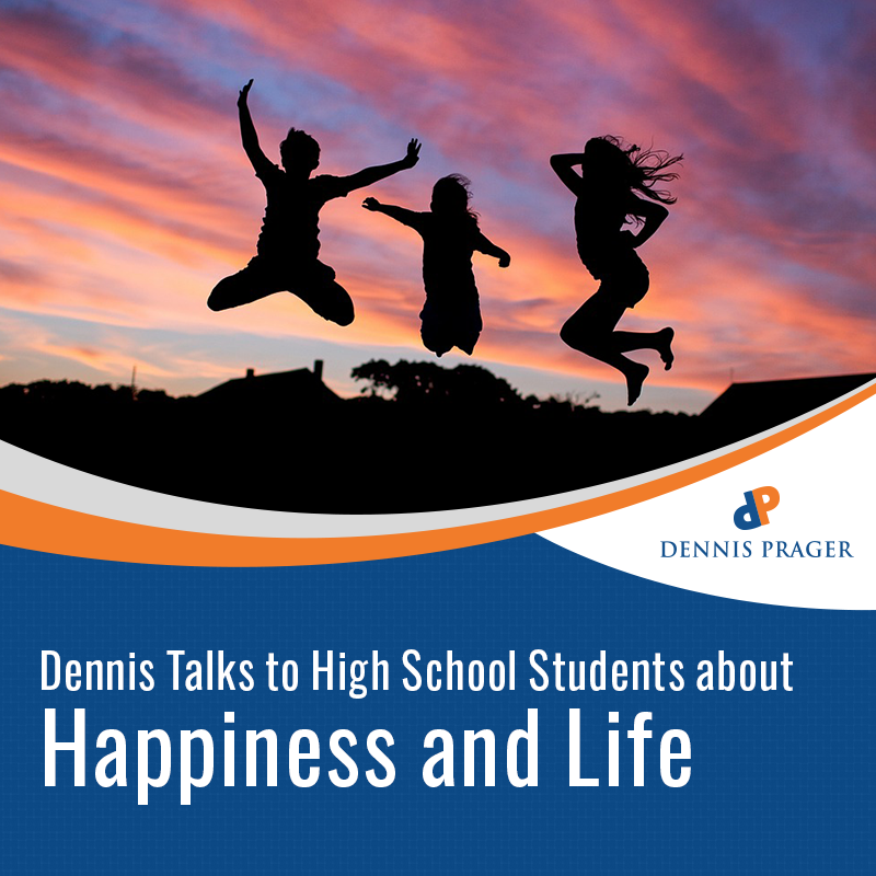 Dennis Talks to High School Students about Happiness and Life